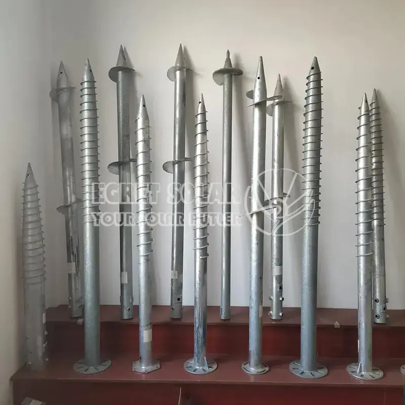 सोलर माउंटिंग सिस्टम ग्राउंड स्क्रू फाउंडेशन